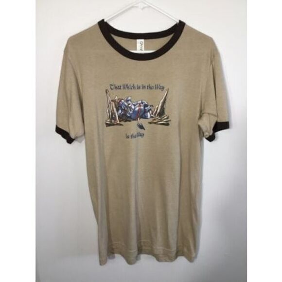 canvas men’s t-shirt Large short‎ sleeve gray,logo - Picture 1 of 12